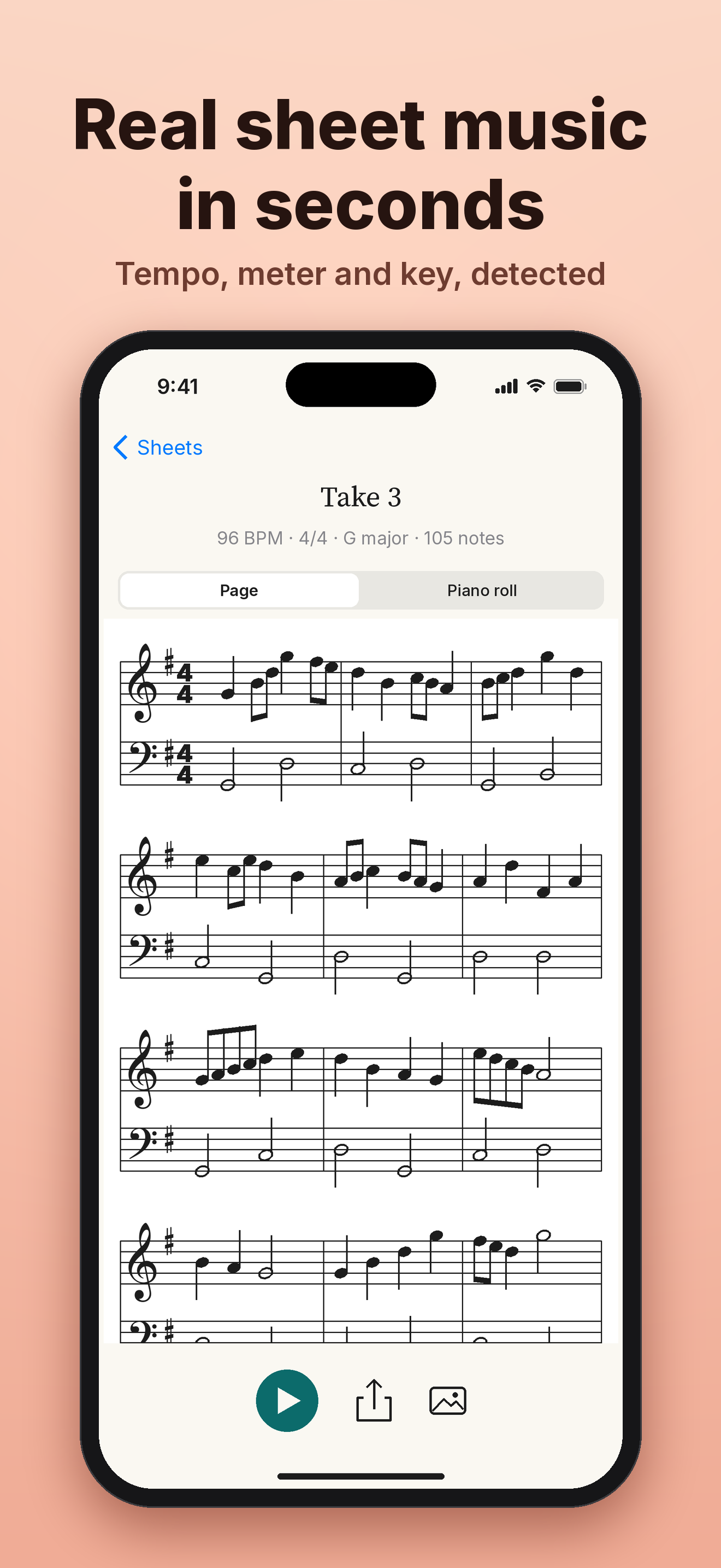 Sheet music